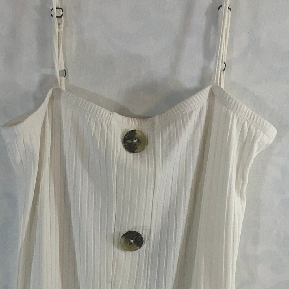 cream summer dress